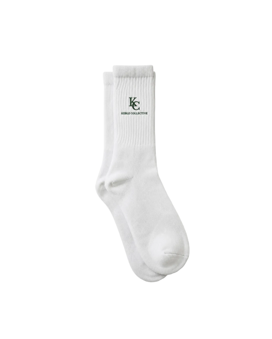 KC Keble Collective embroidered socks