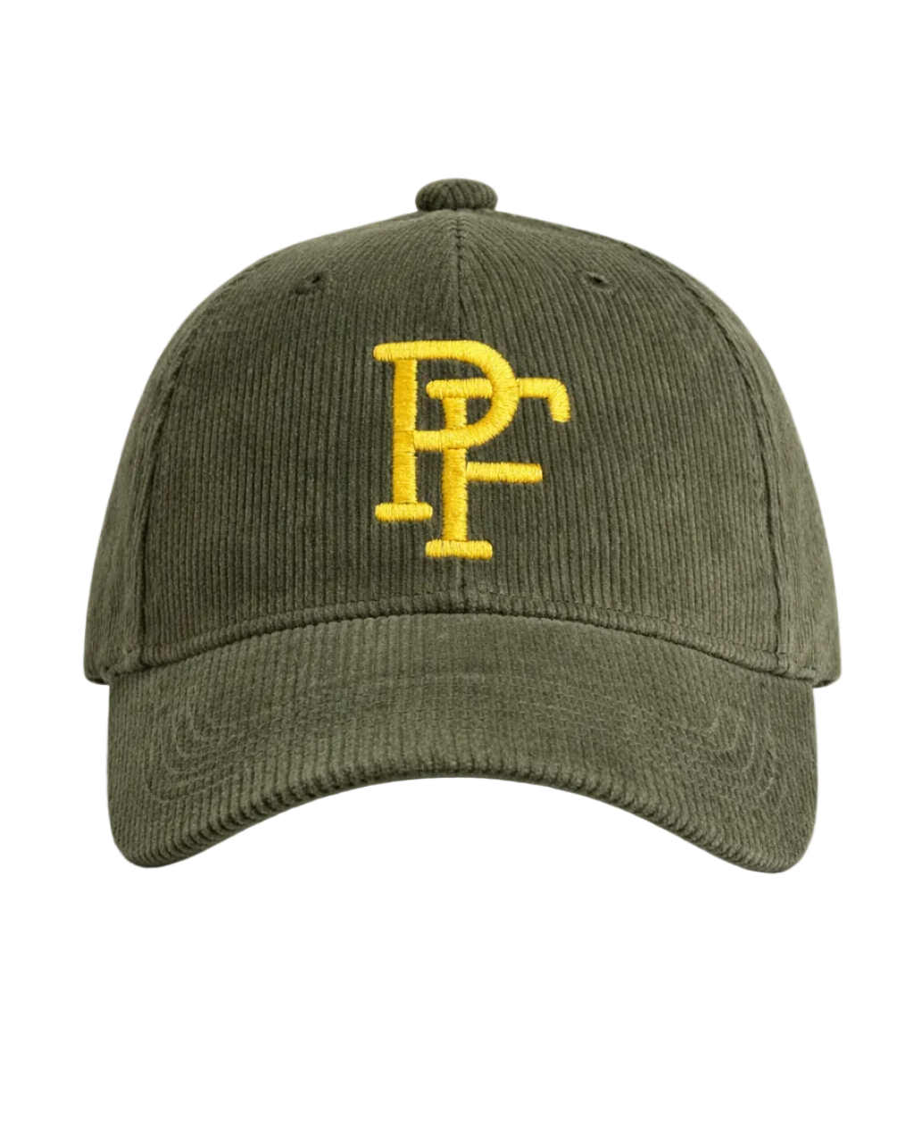 EMBROIDERED 'PF' CORDUROY Baseball Cap