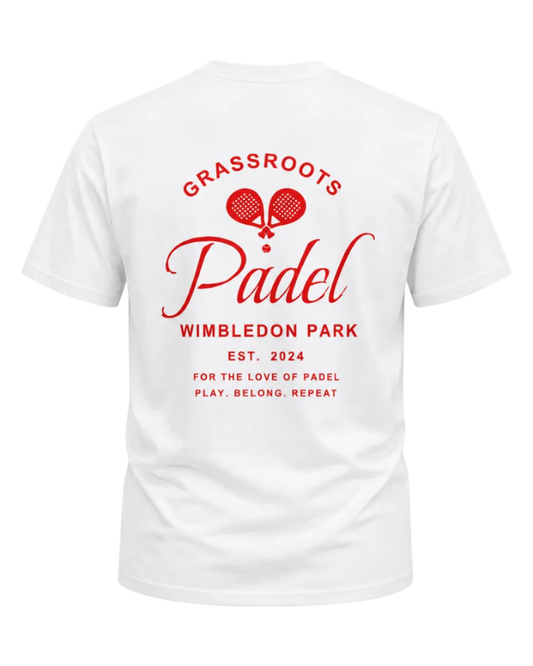 FOR THE LOVE OF PADEL TEE, RED