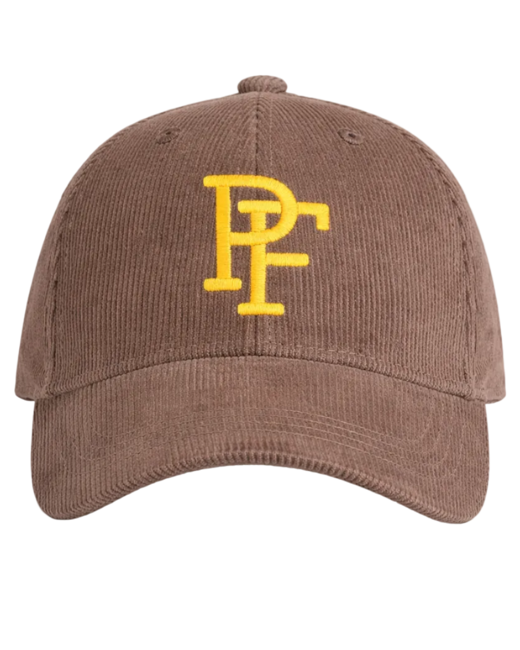 EMBROIDERED 'PF' CORDUROY Baseball Cap
