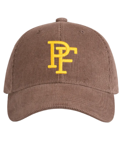 EMBROIDERED 'PF' CORDUROY Baseball Cap