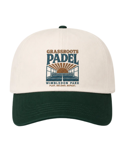 VINTAGE TWO TONE EMBROIDERED CAP